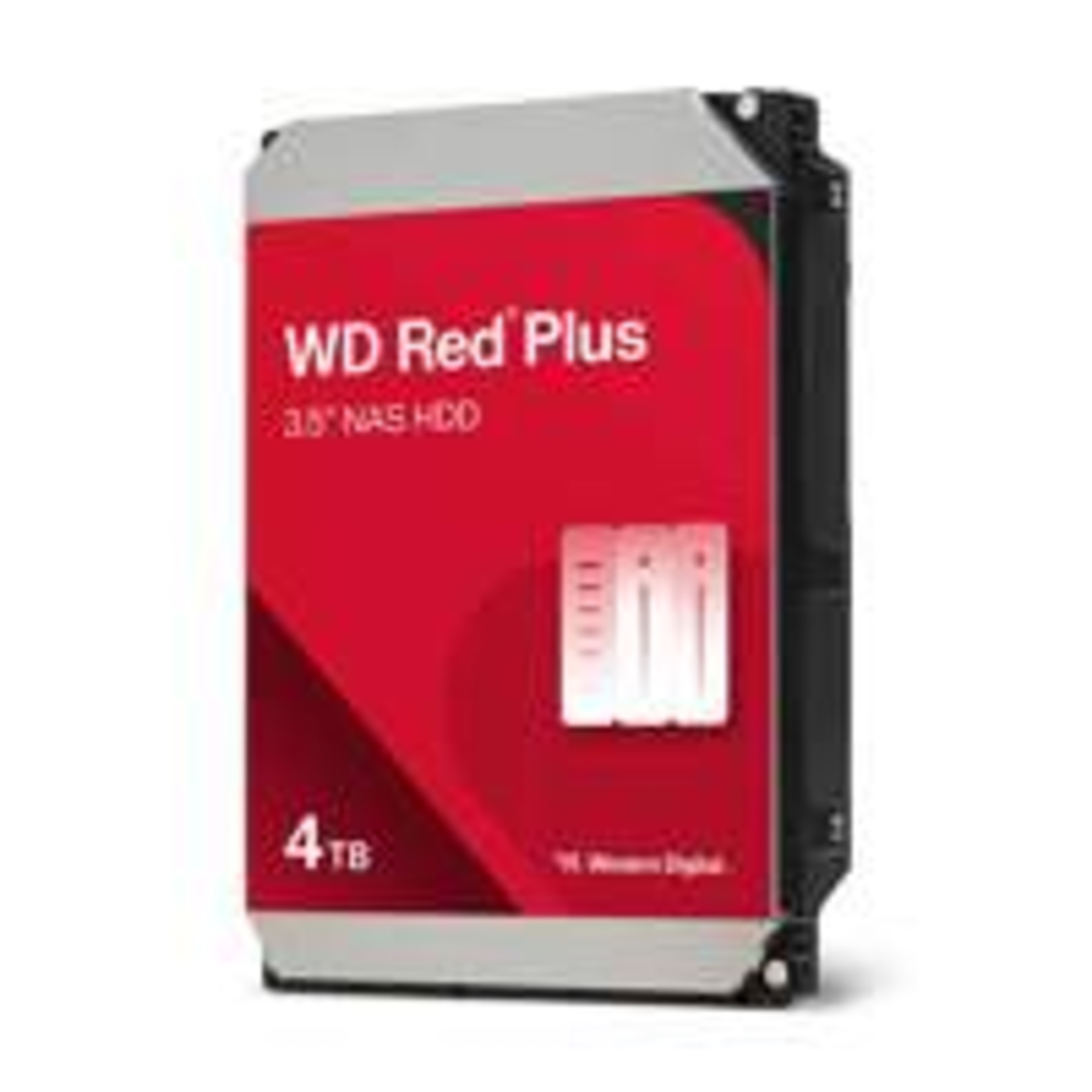 Western Digital Red Plus 4 TB 3.5 Inch SATA 6 GB/s 128 MB Cache