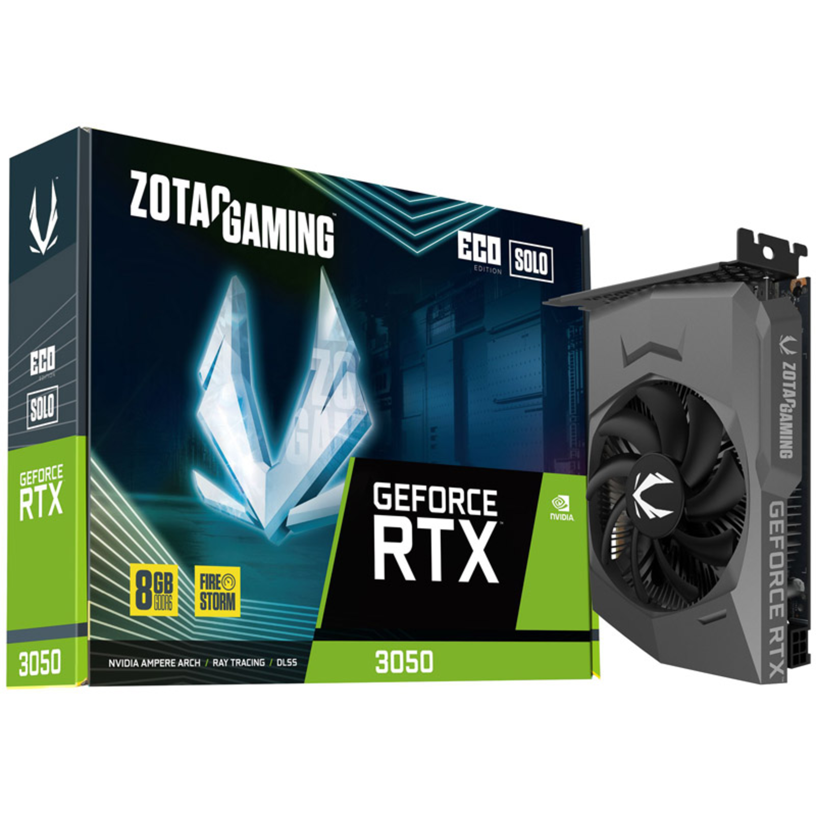 ZOTAC RTX 3050 ECO SOLO 8GB GDDR6 HDMI 3xDP