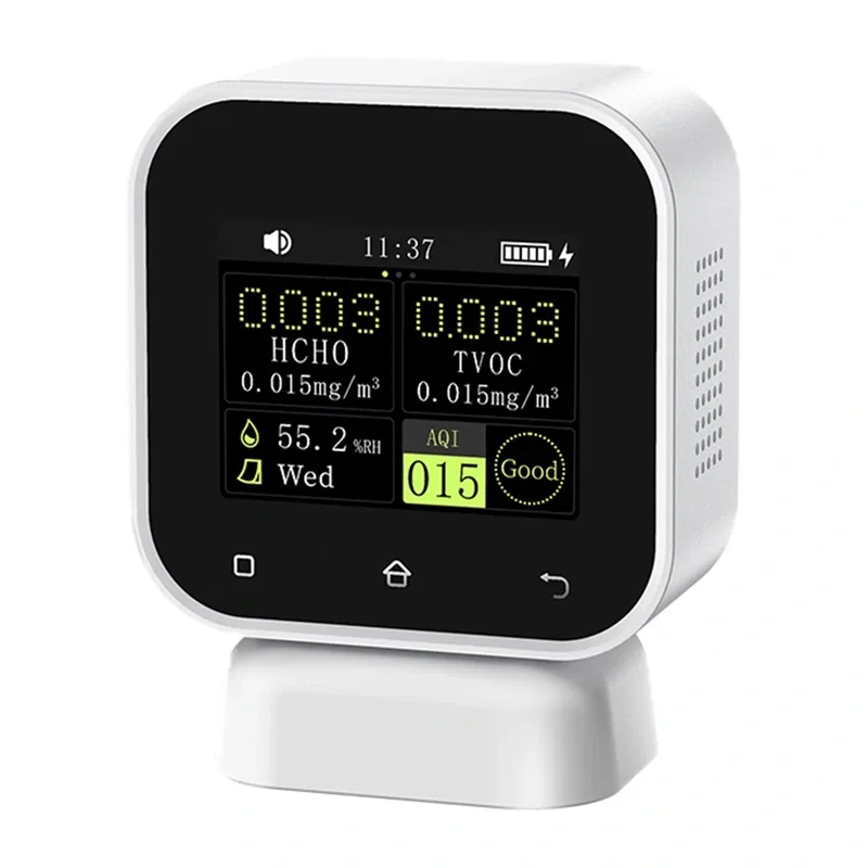 4-in-1 indoor air quality monitor Formaldehyde detector with touch screen FNIRSI SFD-02