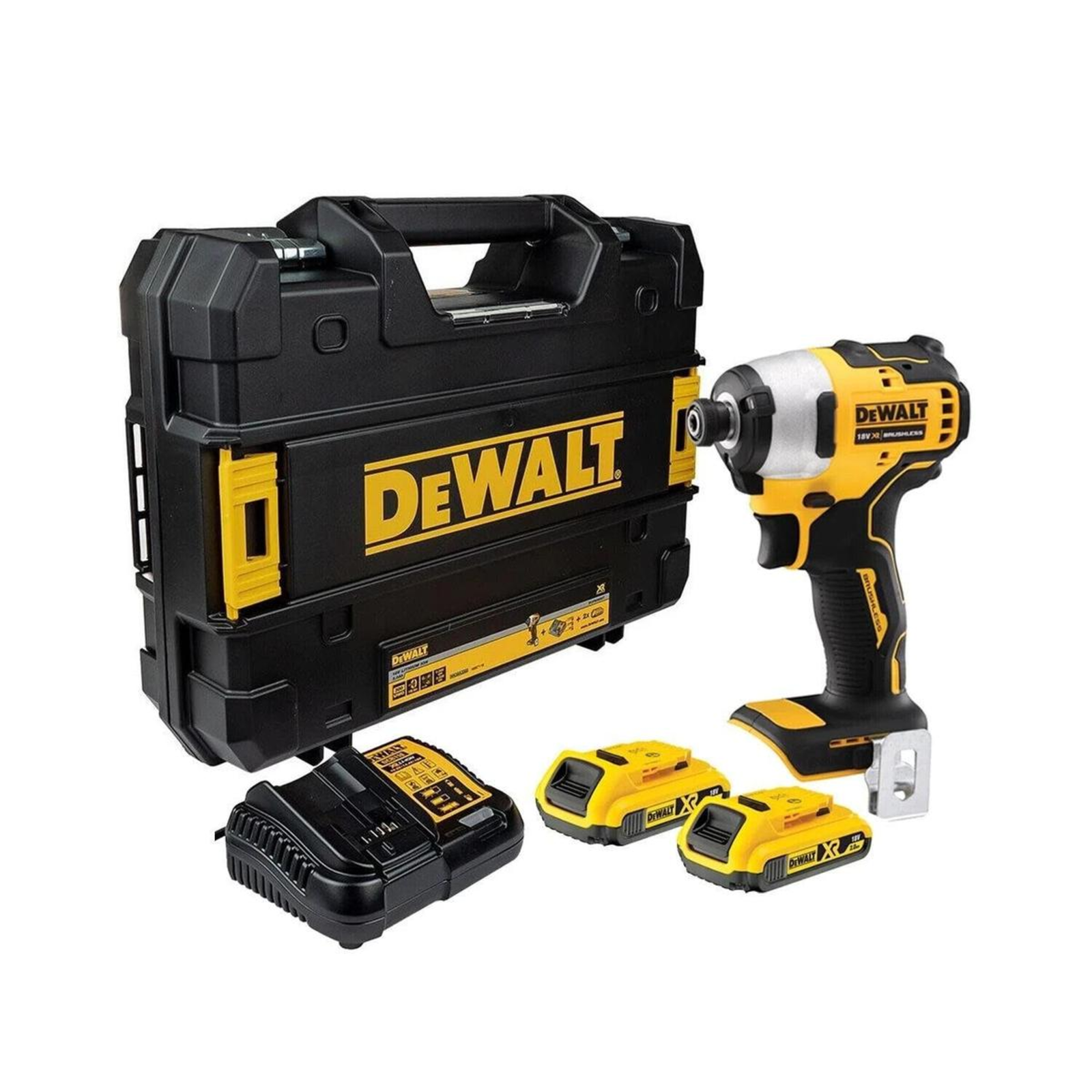 Dewalt DCF809D2T Cordless Impact Wrench 18 V Li-Ion (DCF809D2T-QW)