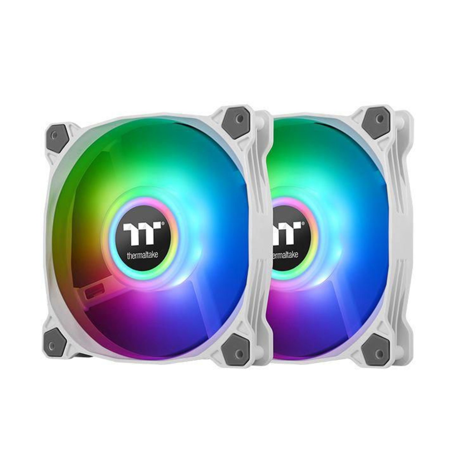 Thermaltake Pure Duo 14 ARGB Sync Radiator Fan Case Fan 140 Mm White (Pack of 2)