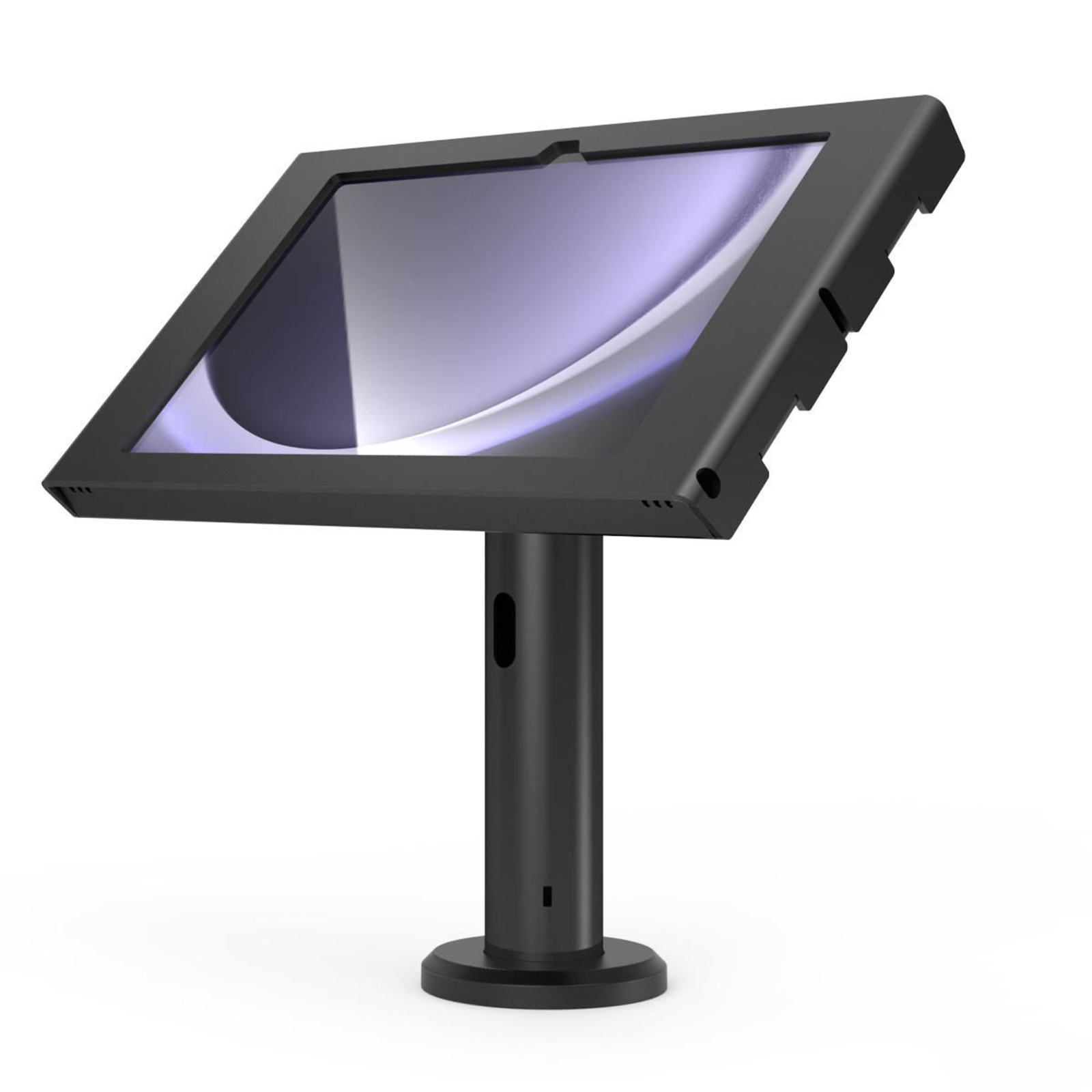Compulocks Galaxy Tab S9+/S9FE+ 12.4 Inch Apex Enclosure Rise Stand 8 Inch Black Mounting Kit