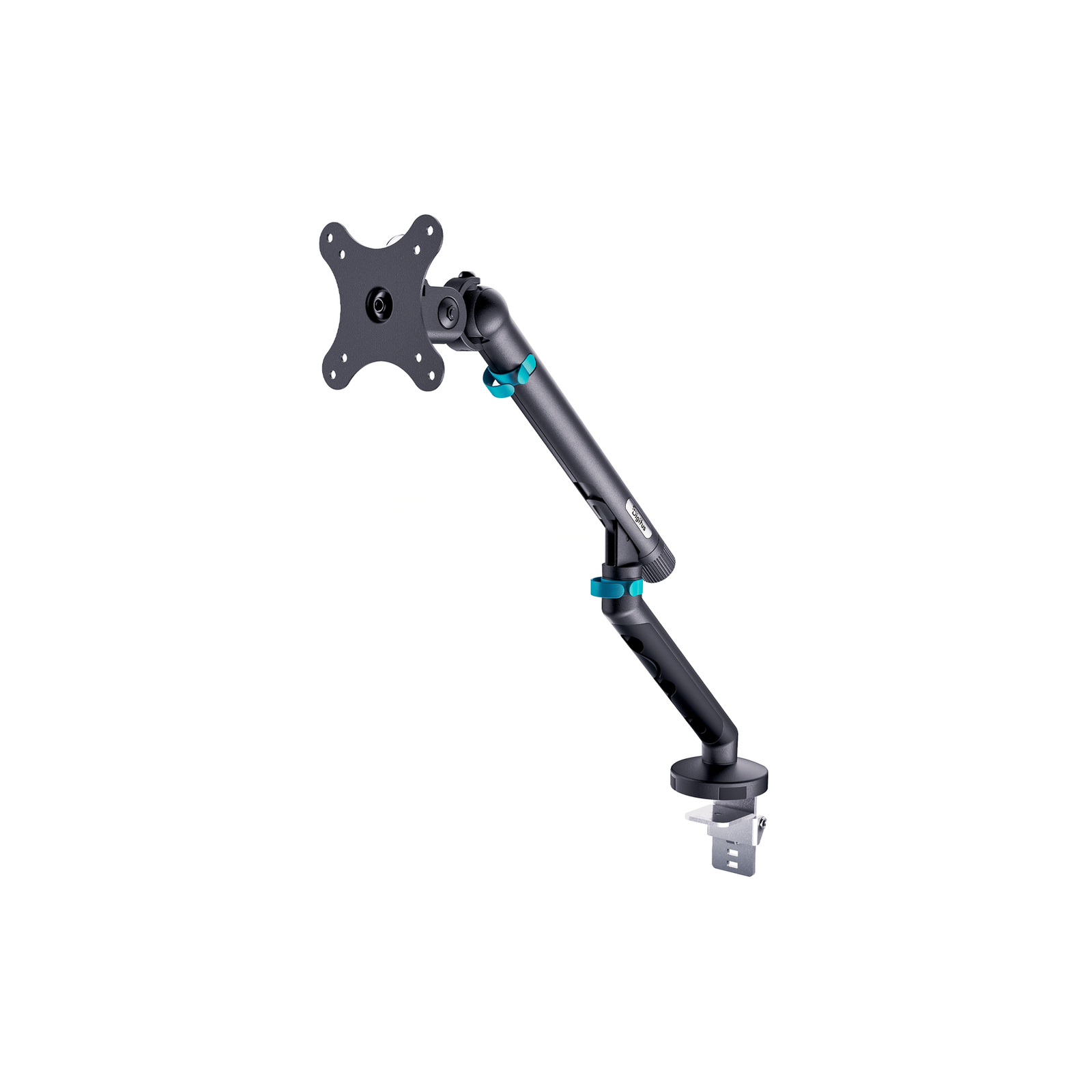 DIGITUS Single Cesk Arm with Clamp And Mechanical Spring 1x LCD Max. 35 Inches 10kg VESA 75x75