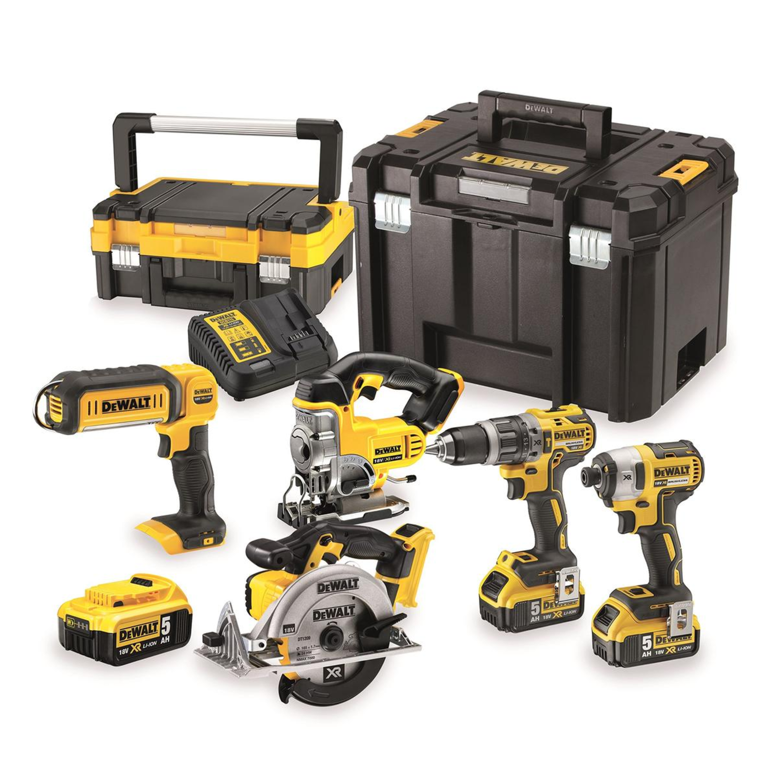 DEWALT DCK551P3T-QW Cordless Tool Set