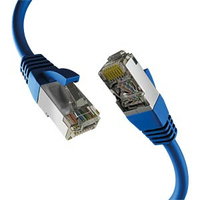 CAT8.1 BLUE 1M PATCH CORD - RJ45 S/FTP LSZH 40GBIT CU LAN