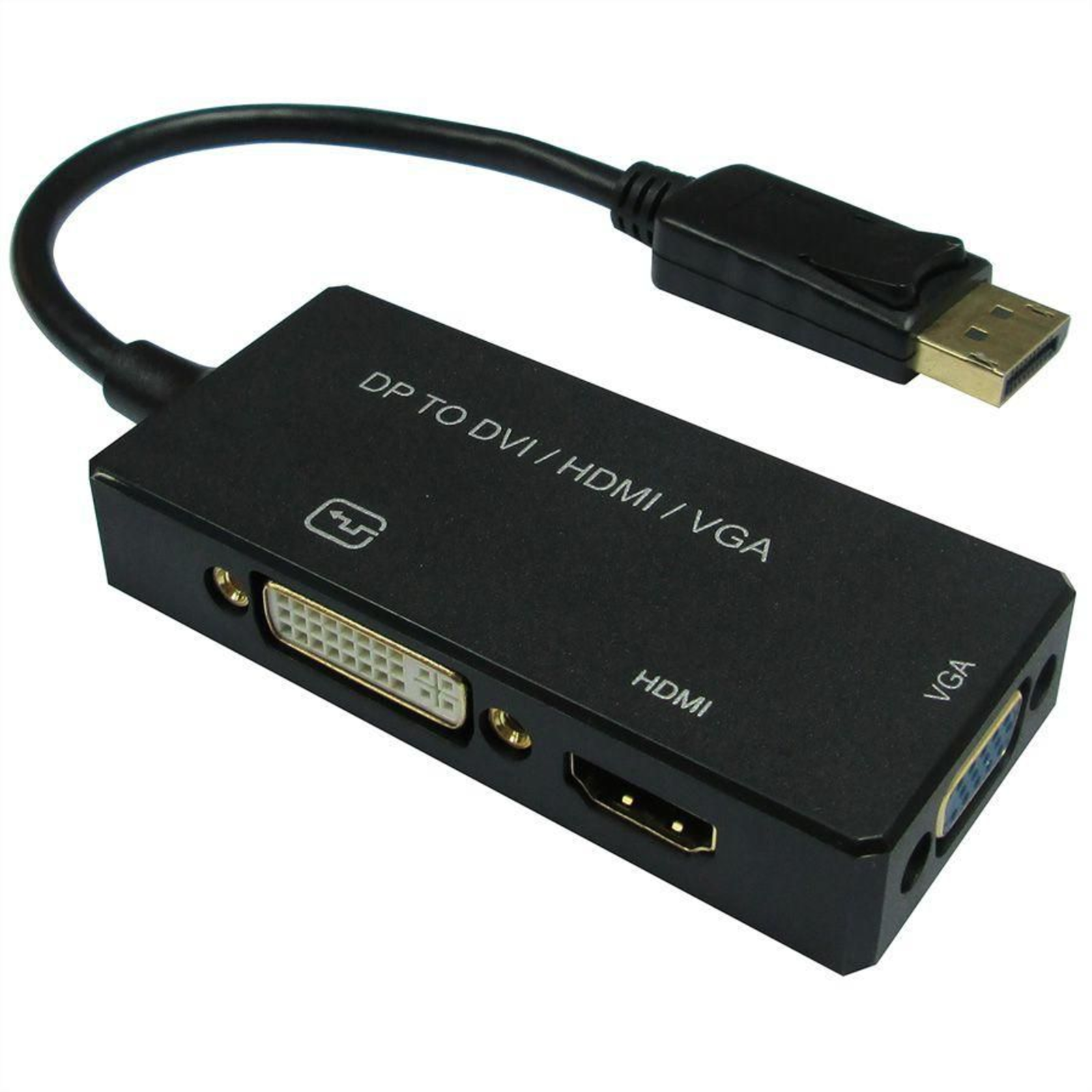 VALUE 12993153 0.1 M DisplayPort VGA D-Sub + HDMI + DVI Male Female Straight