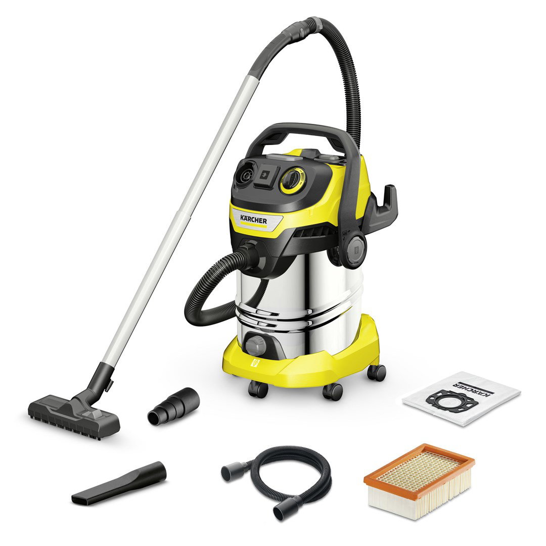 Krcher WD 6 P S V-30/6/22/T Black, Stainless steel, Yellow 30 L 1300 W