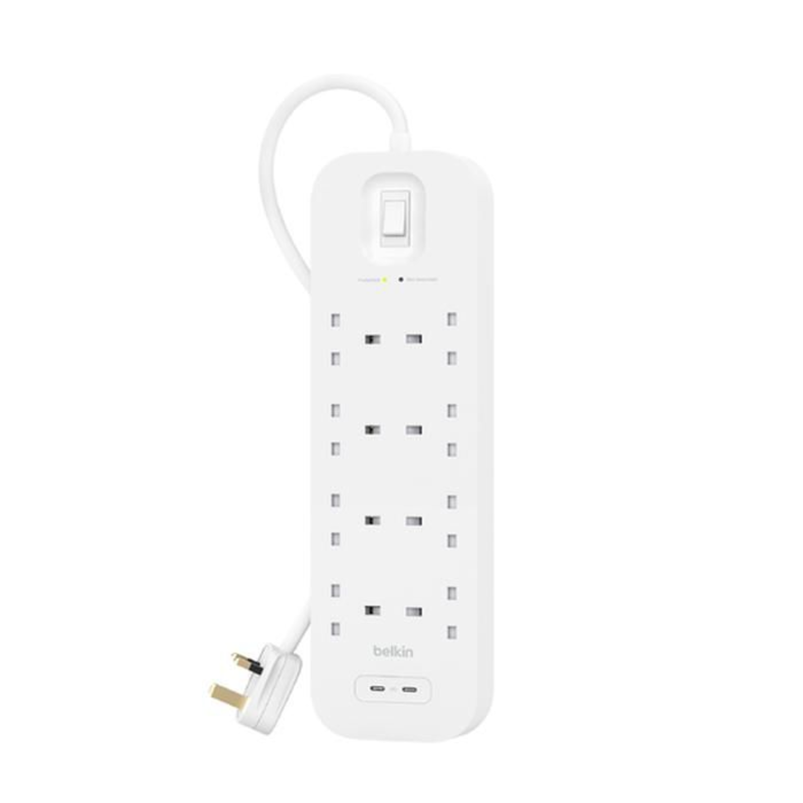 Belkin Power STRIP 8-PORT + DUAL USB-C 30W 900J