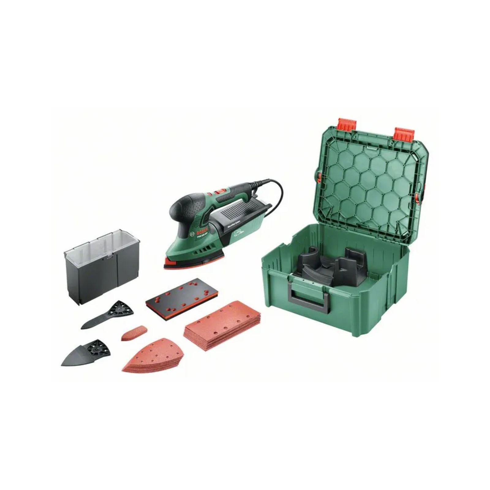 Bosch PSM 200 AES Multi sander 26000 RPM Black, Green 200 W