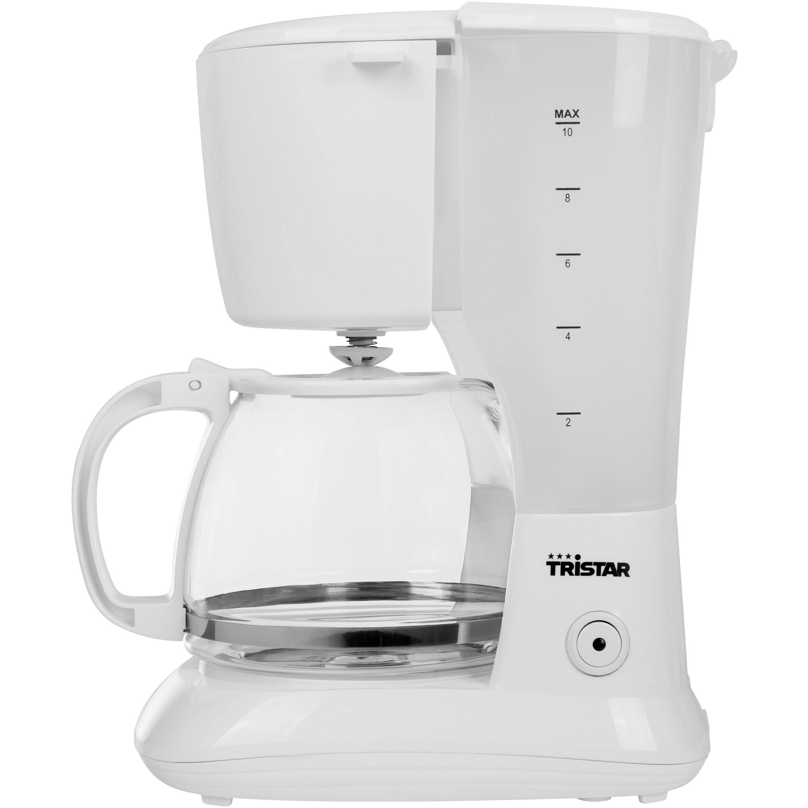 Tristar CM-1252 Coffee Maker White Capacity Cups=10