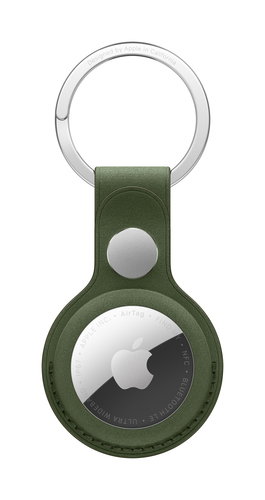 AIRTAG FINEWOVEN - KEY RING - MOSS