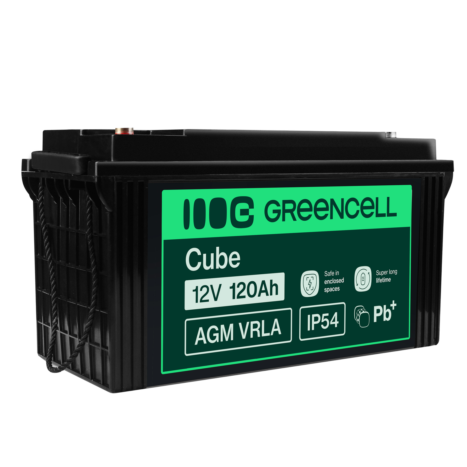 Greencell AGM Battery Lead Acid VRLA 12V 120Ah