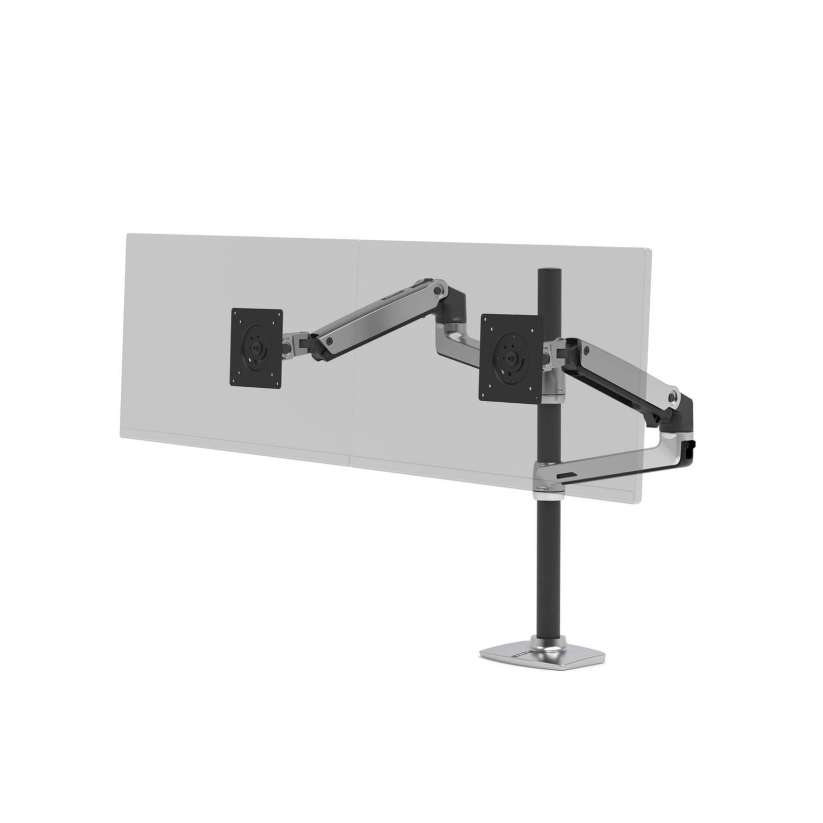 Ergotron LX Dual Monitor Arm Aluminium