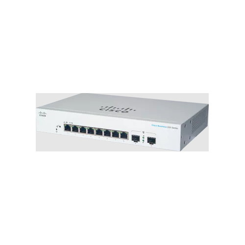 CBS220 SMART 8-PORT GE EXT PS - 2X1G SFP