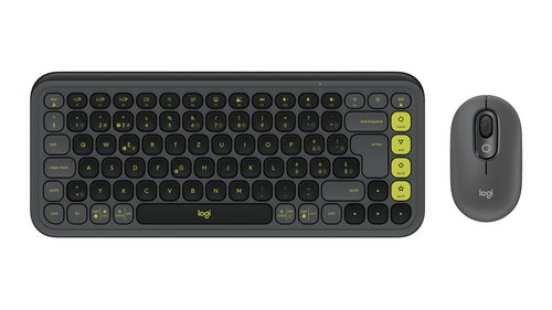 POP ICON COMBO MOUSE AND KB - GRAPHITE - CH - CENTRAL-419