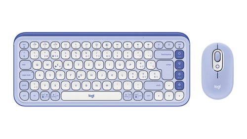 POP ICON COMBO MOUSE AND KB - LILAC - CH - CENTRAL-419