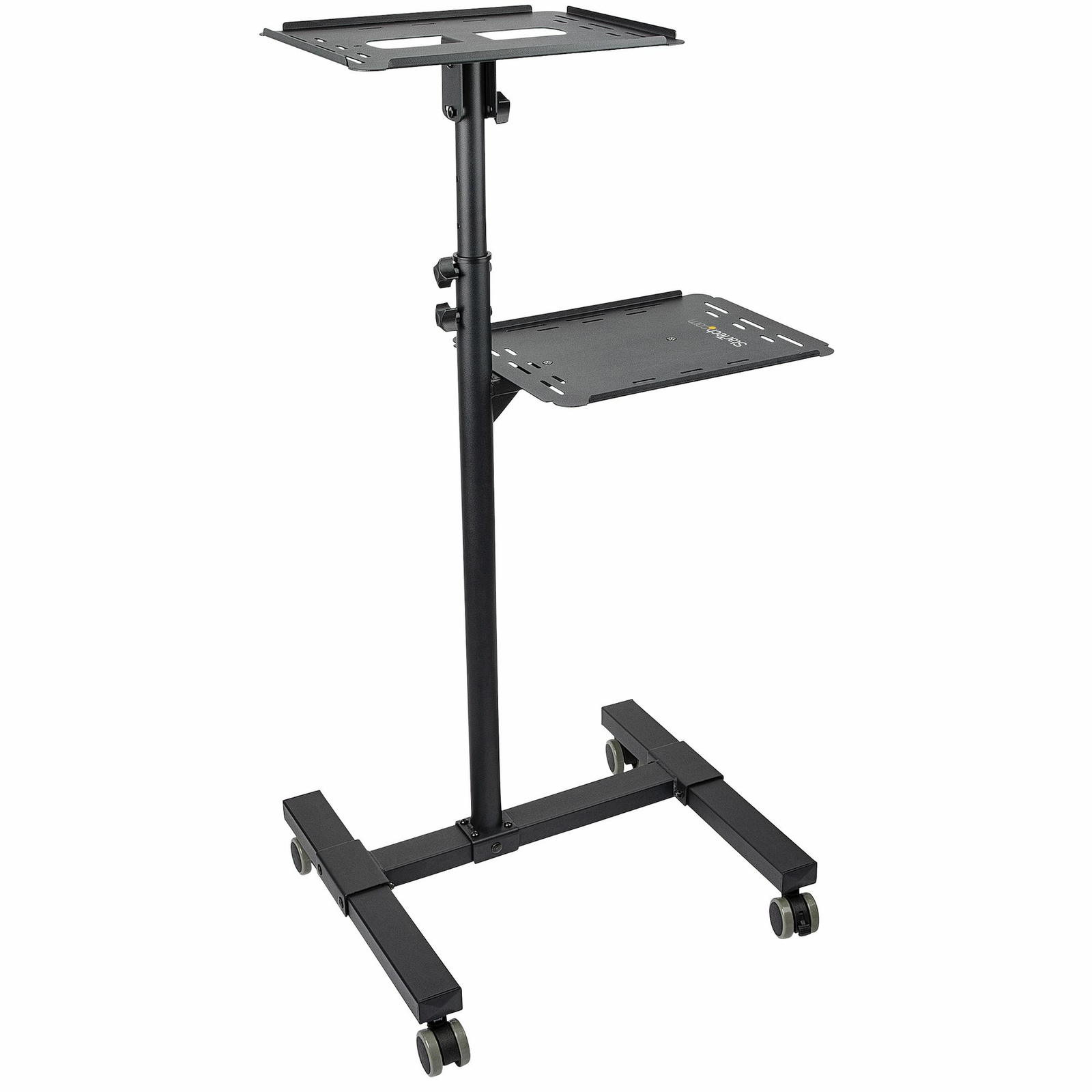 StarTech.com Mobile Projector And Laptop Stand Trolley Heavy Duty Projector Stand 2 Shelves