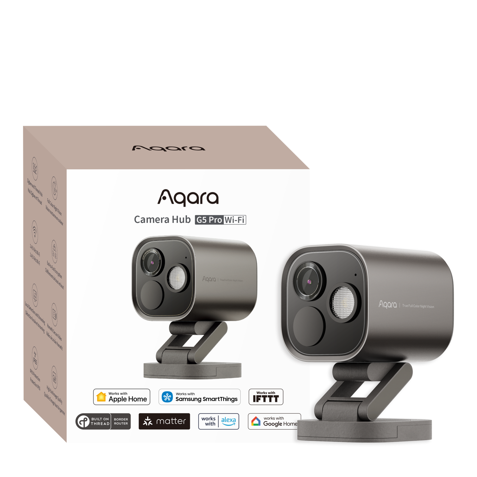 Aqara Camera Hub G5 Pro (Wi-Fi Shadow Gray)