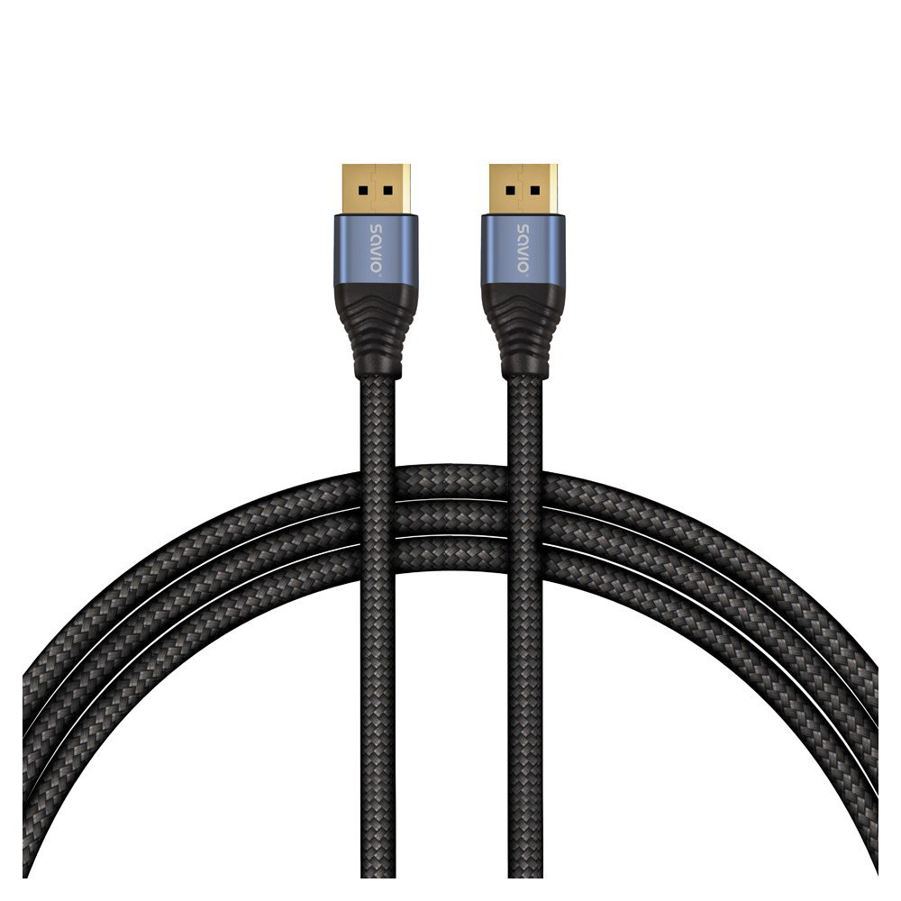 Savio CL-210 DisplayPort cable 2 m Black