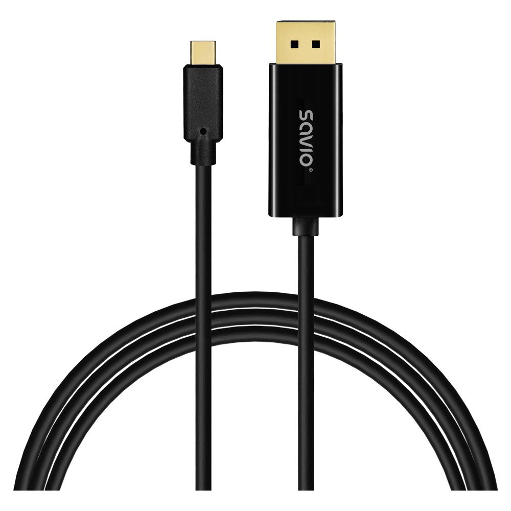 Savio CL-207 USB cable 2 m USB C Black