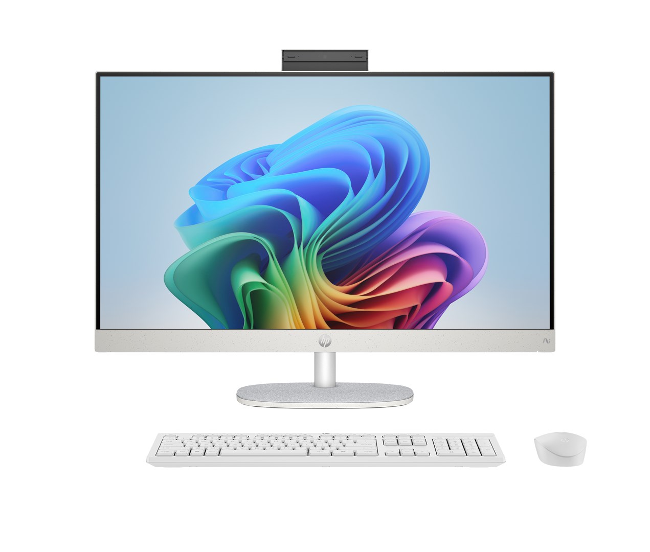 HP Next Gen AI 27-ct2004nw Copilot+ PC AMD Ryzen AI 5 330 68,6 cm (27) 1920 x 1080 px All-in-One PC 16 GB DDR5-SDRAM 512 GB SSD Windows 11 Home Wi-Fi 6 (802.11ax) White