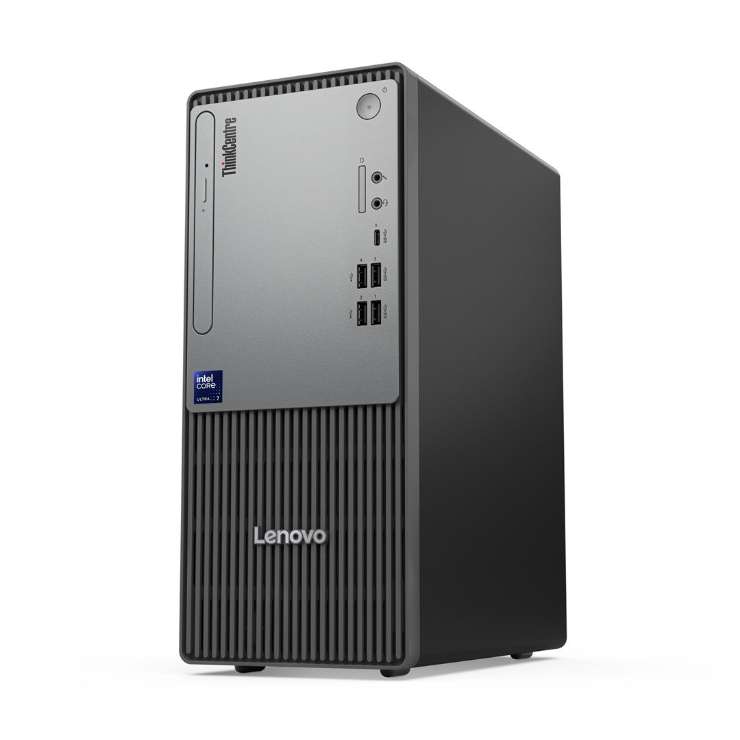 Lenovo ThinkCentre neo 50t Gen 6 Intel Core Ultra 5 225 16 GB DDR5-SDRAM 512 GB SSD Windows 11 Pro Tower PC Black