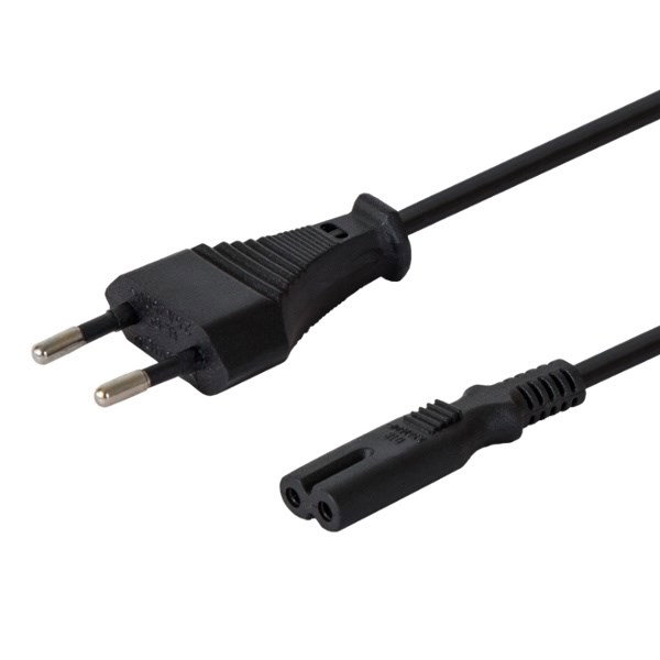 SAVIO Power cable (M) 2pin, 1.2m CL-97