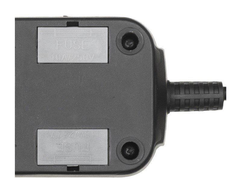 LESTAR LV530W 2,5M surge protector Black, Grey 5 AC outlet(s) 2.5 m