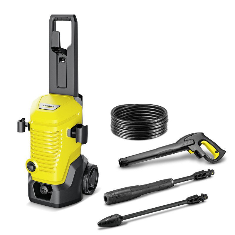 Krcher K 4 WCM pressure washer Upright Electric 420 l/h 1800 W Black, Yellow