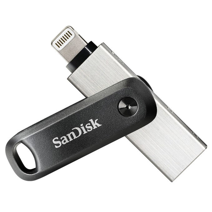 SanDisk 00183589 USB flash drive 256 GB USB Type-A Lightning 3.2 Gen 1 (3.1 Gen 1) Black, Silver