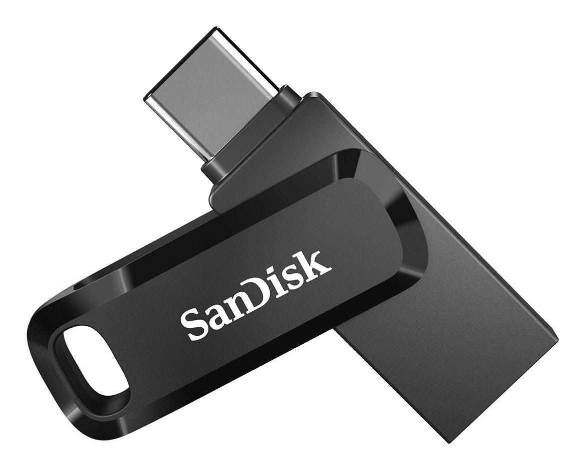 SanDisk Ultra Dual Drive Go USB flash drive 256 GB USB Type-A USB Type-C 3.2 Gen 1 (3.1 Gen 1) Black