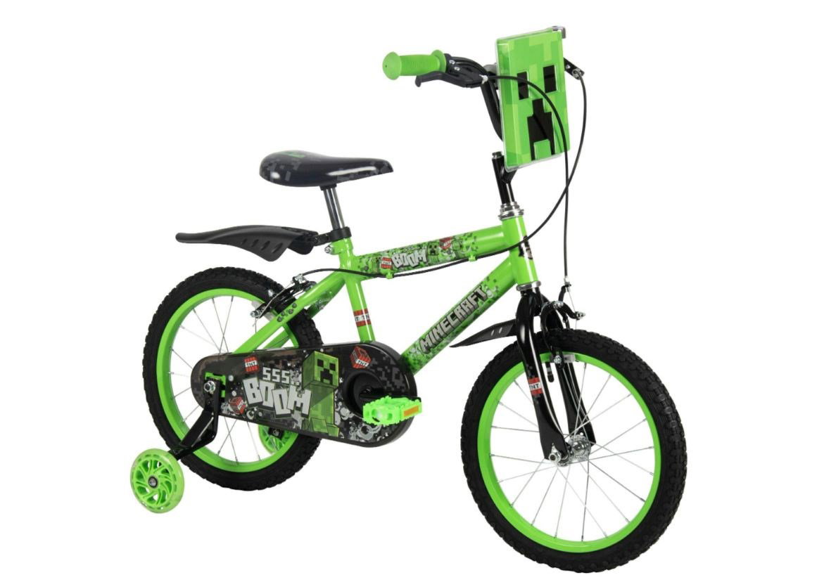 Huffy Minecraft 16 Bicycle, Green 21404W