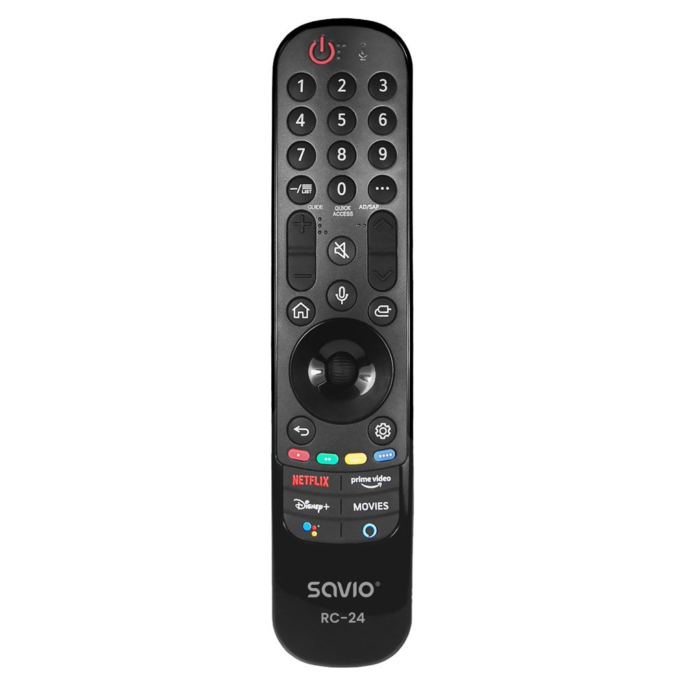 SAVIO RC-24 Universal/Replacement Remote for LG TV SMART TV