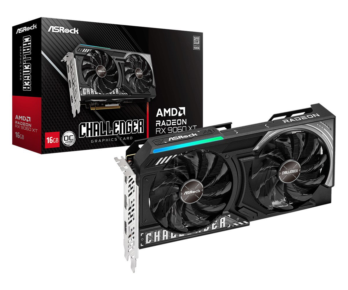 Asrock AMD Radeon RX 9060 XT Challenger 16GB OC GDDR6