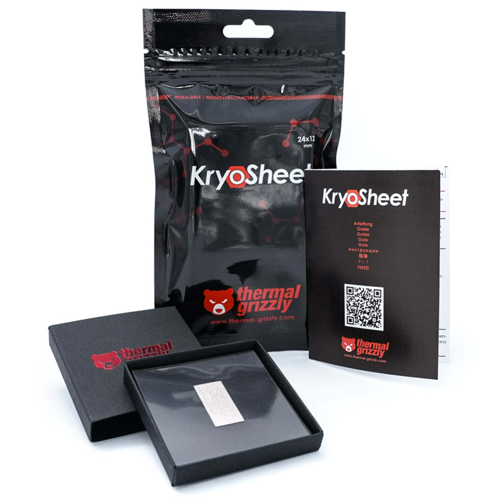 Thermal Grizzly KryoSheet 24 X 12mm Anthracite