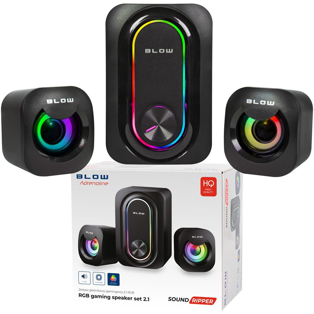 2.1 computer gaming speakers with subwoofer