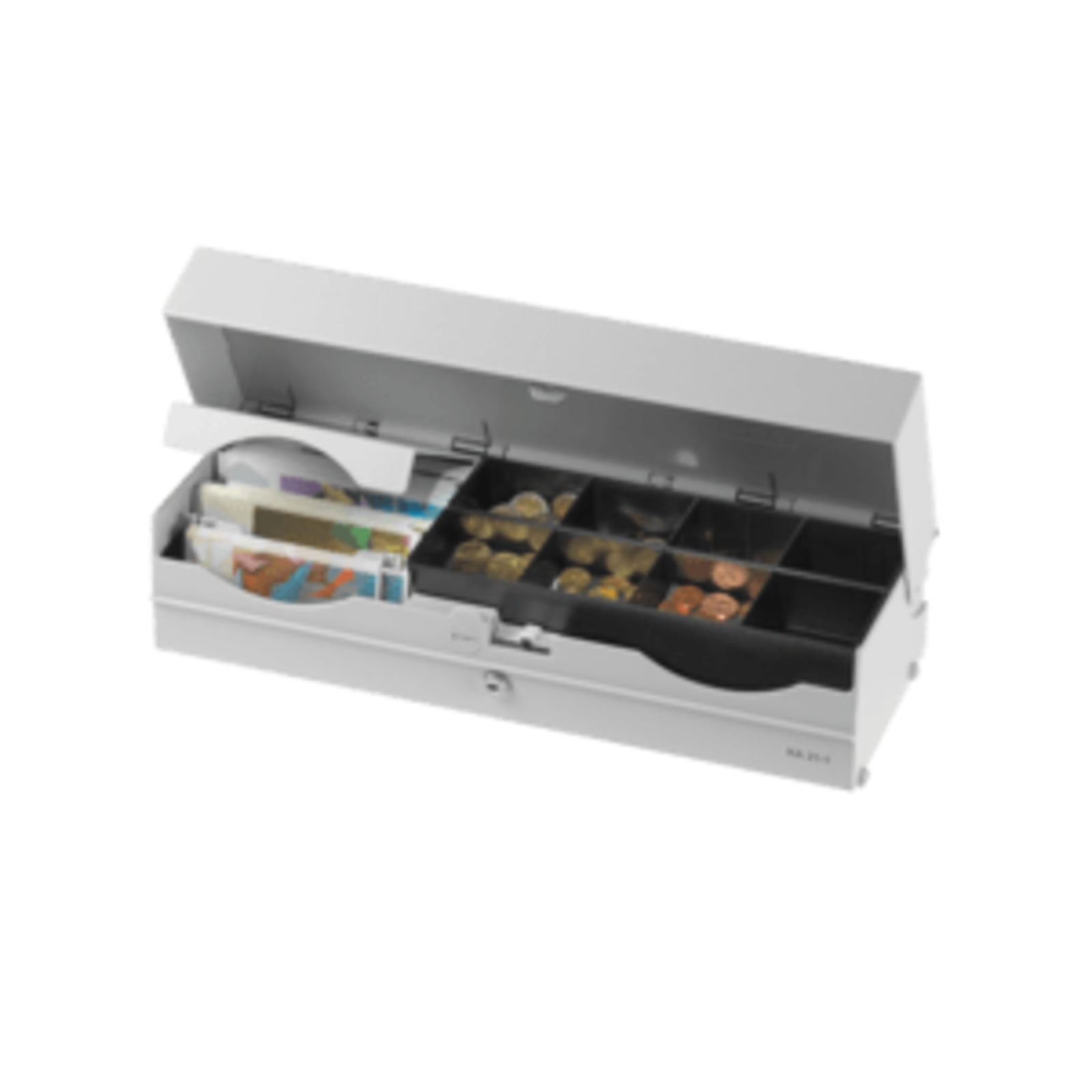 Diebold Nixdorf Cash Drawer Top Opening Dimensions (WxHxD) 461x102x163mm 4 Note Compartments