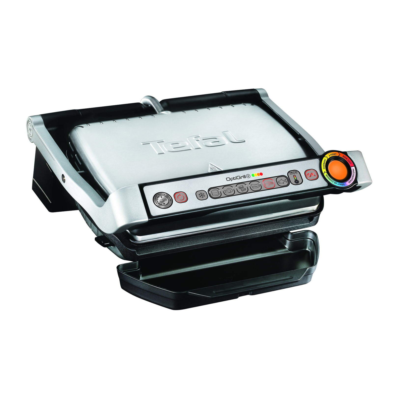 Tefal OptiGrill+ GC712D34 Grill Silver