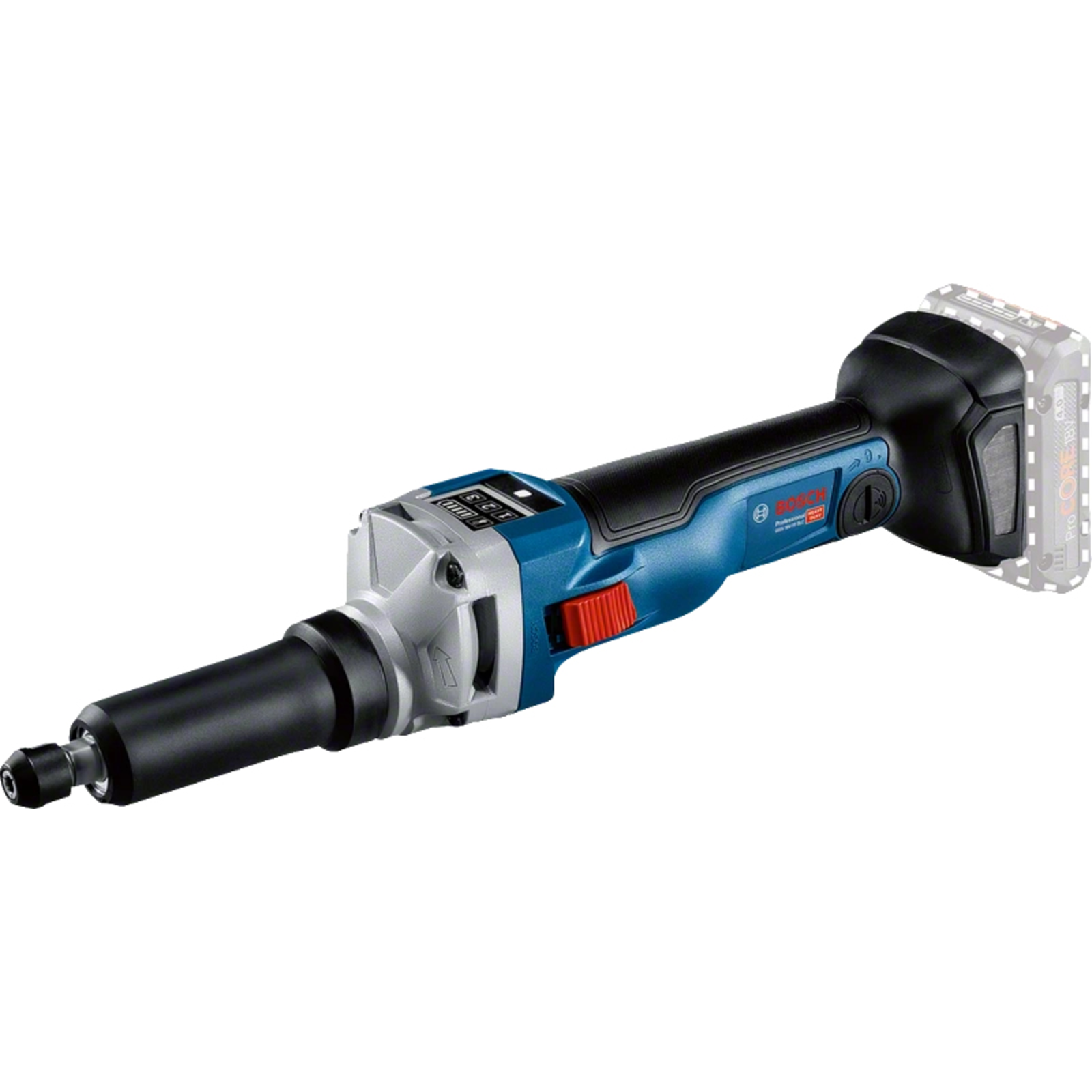 Bosch GGS 18V-10 SLC L-BOXX Cordless Straight Grinder