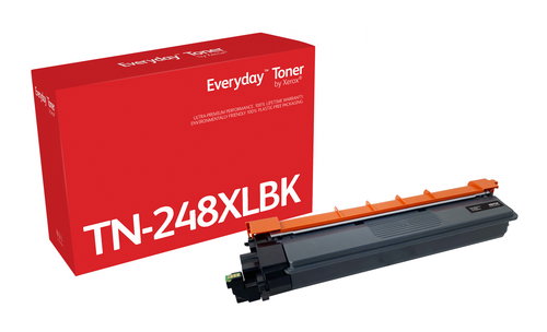 EVERYDAY BLACK TONER REPLACES - BROTHER TN248XLBK HIGH CAPACITY