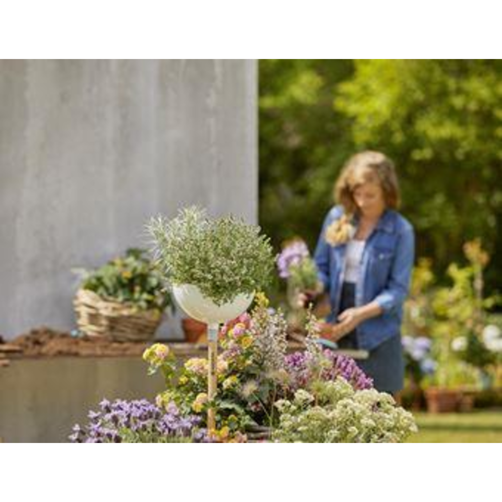 Gardena ClickUp White Acrylic 1 Piece(s) 250 Mm 250 Mm 150 Mm