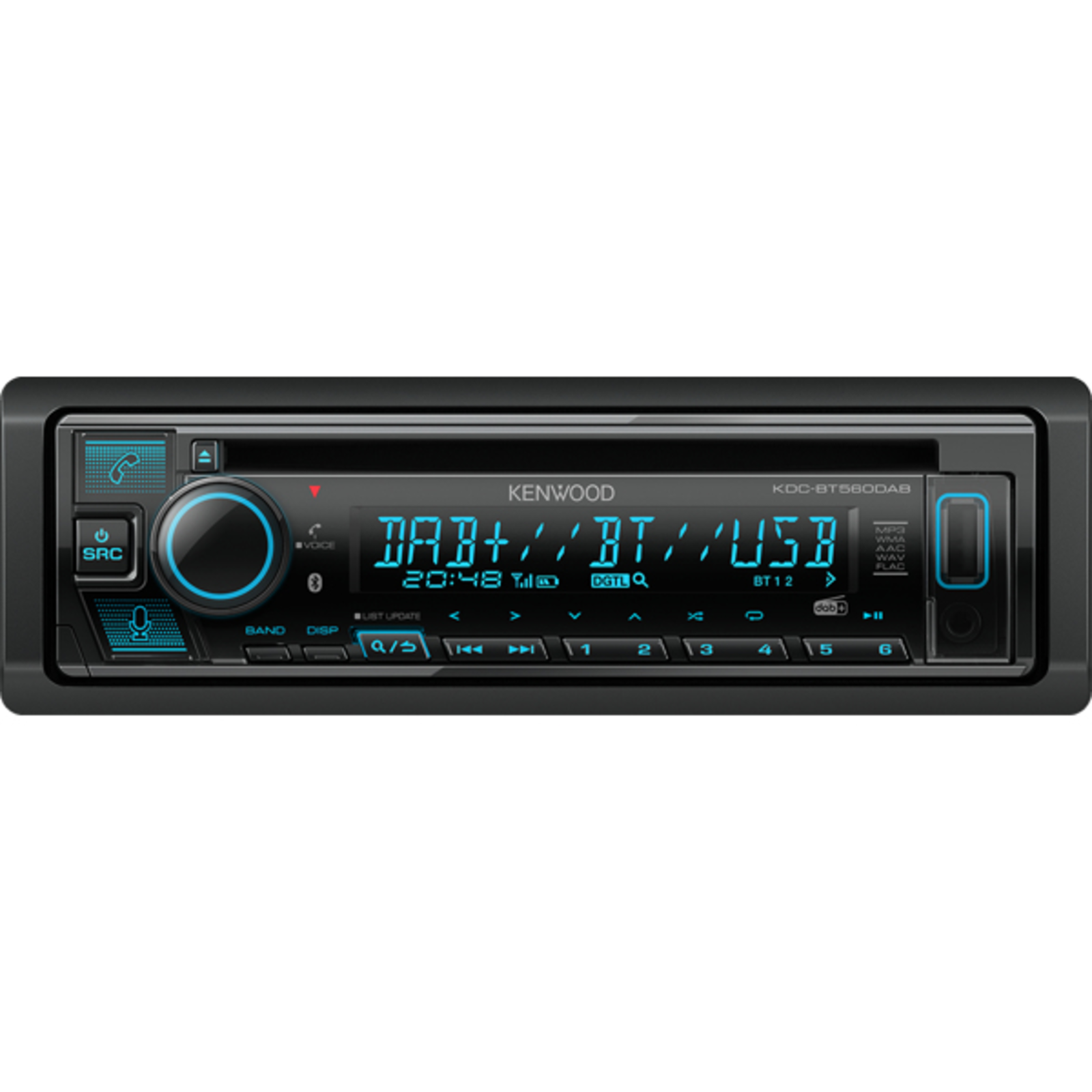 Kenwood KDC-BT560DAB CD/USB/AUX/BT/iPhone + Ant./Microphone