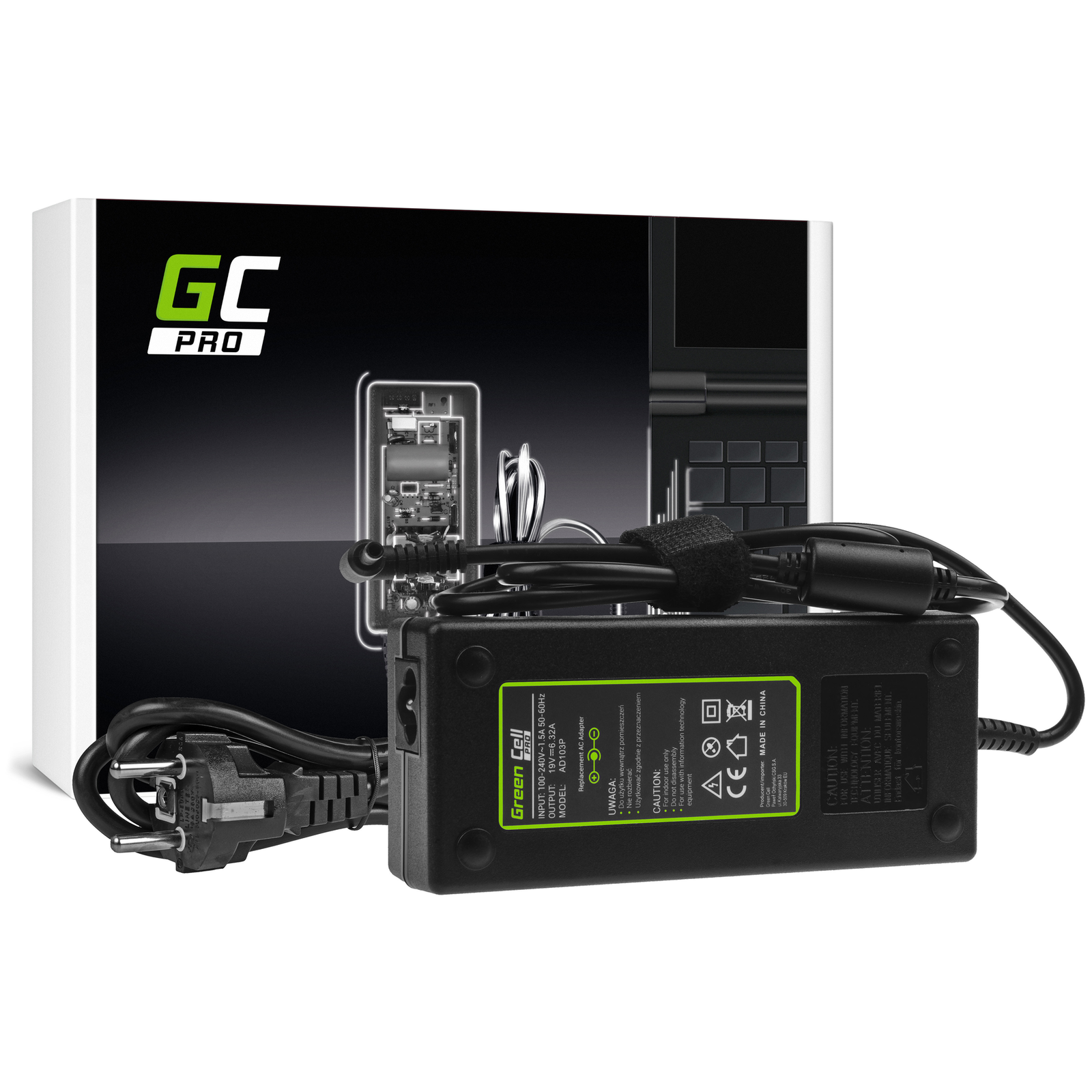 Greencell PRO Laptop Charger for Asus Zenbook N501J Pro UX501 19V 6.32A 120W