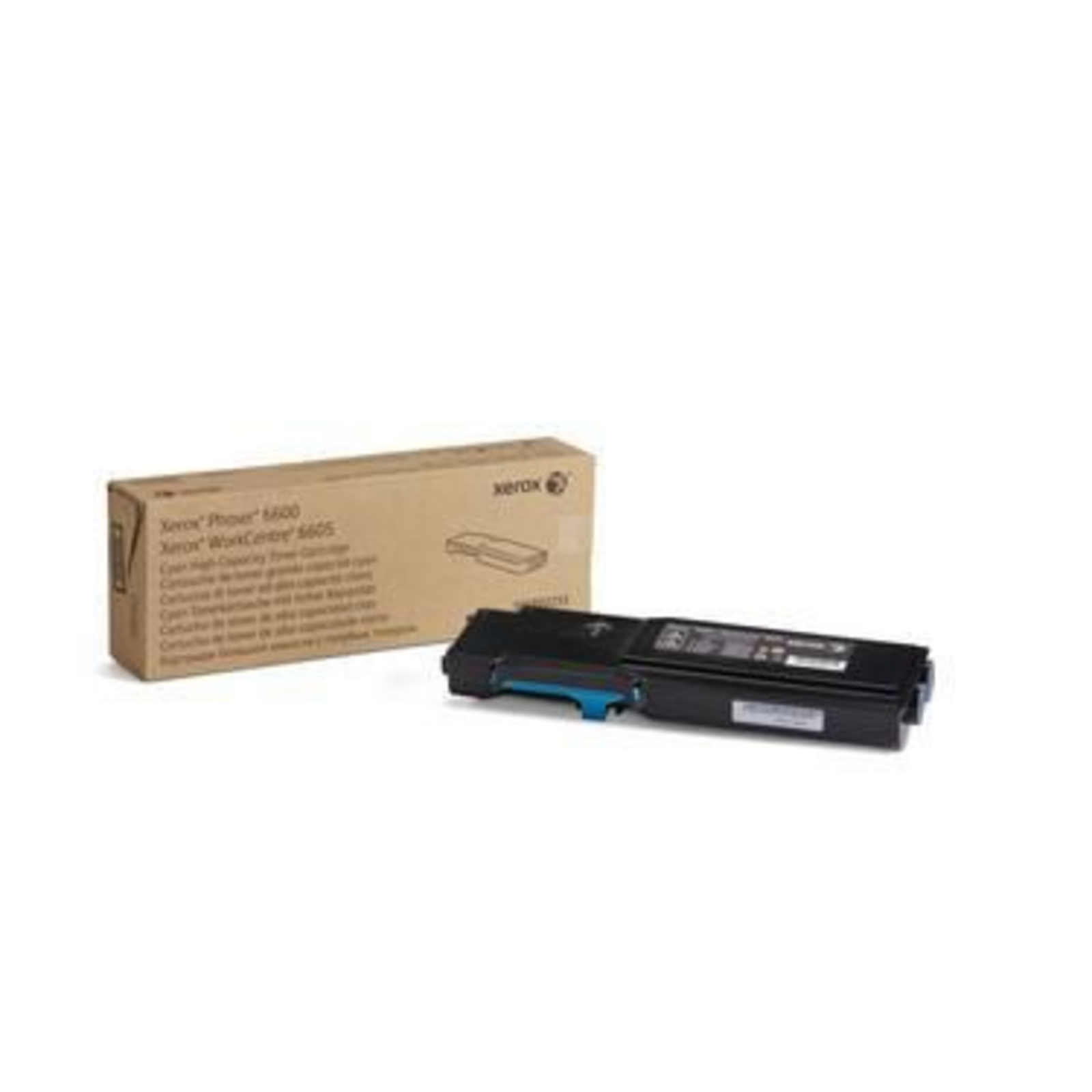 Xerox cyan HIGH CAPACITY TONER CARTRIDGE DMO WC6605