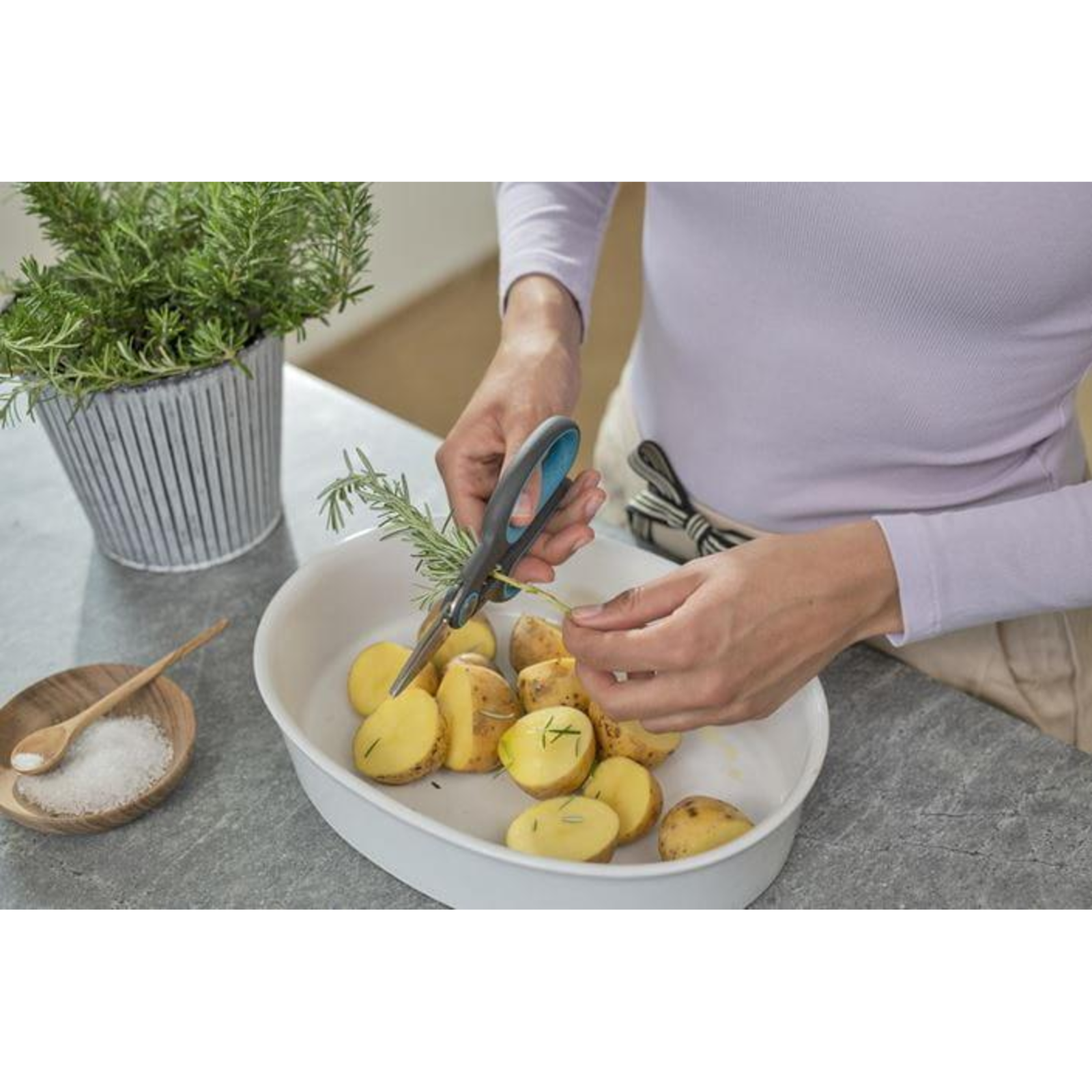 Gardena Garden Shears HerbCut Grey/turquoise