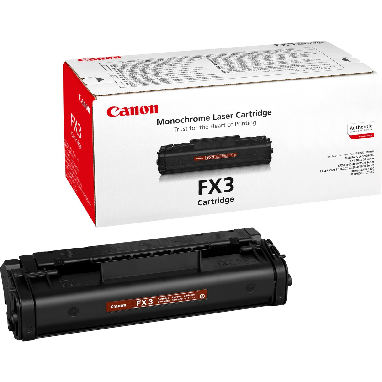 Canon FX-3 Black Original Toner Cartridge