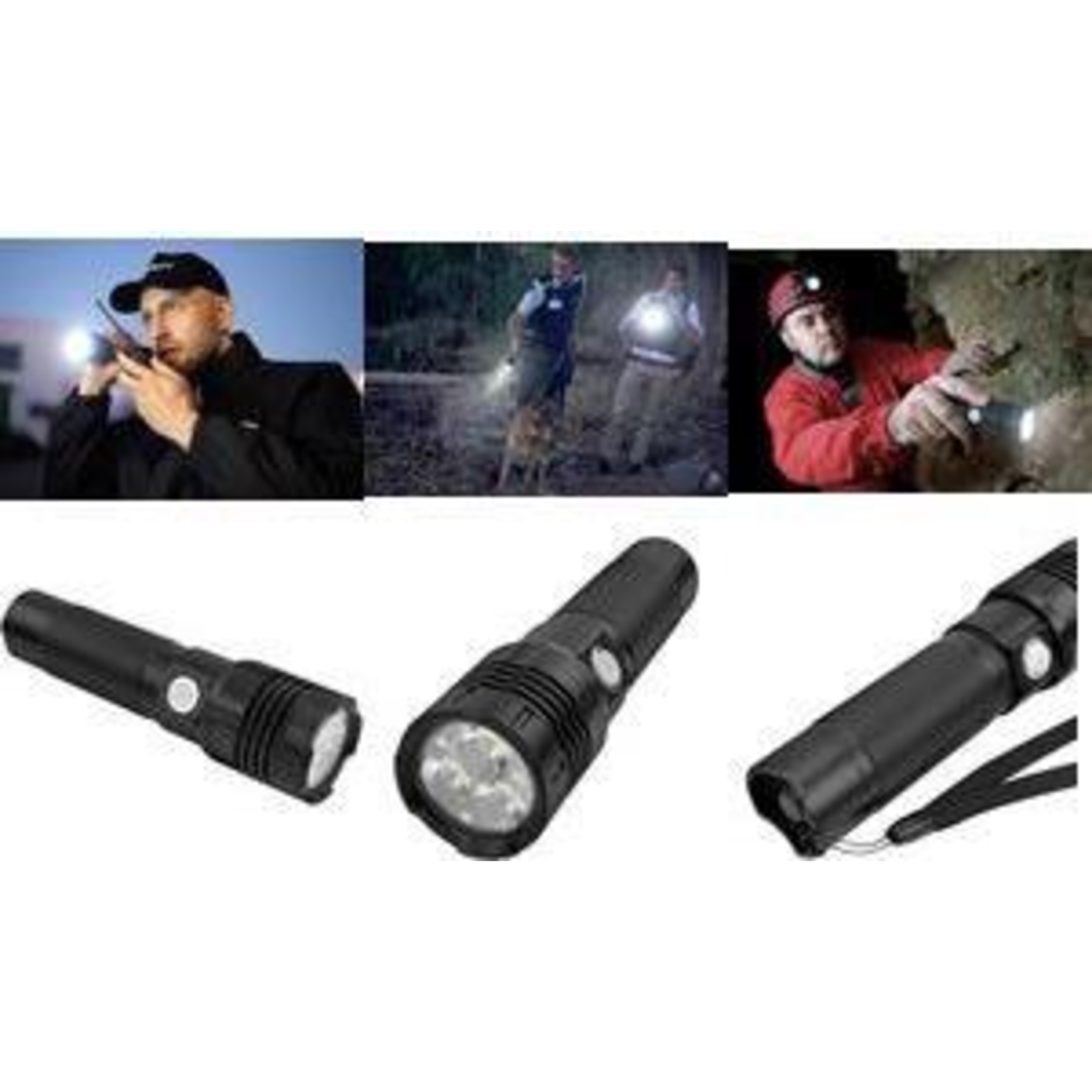 ANSMANN Flashlight Black
