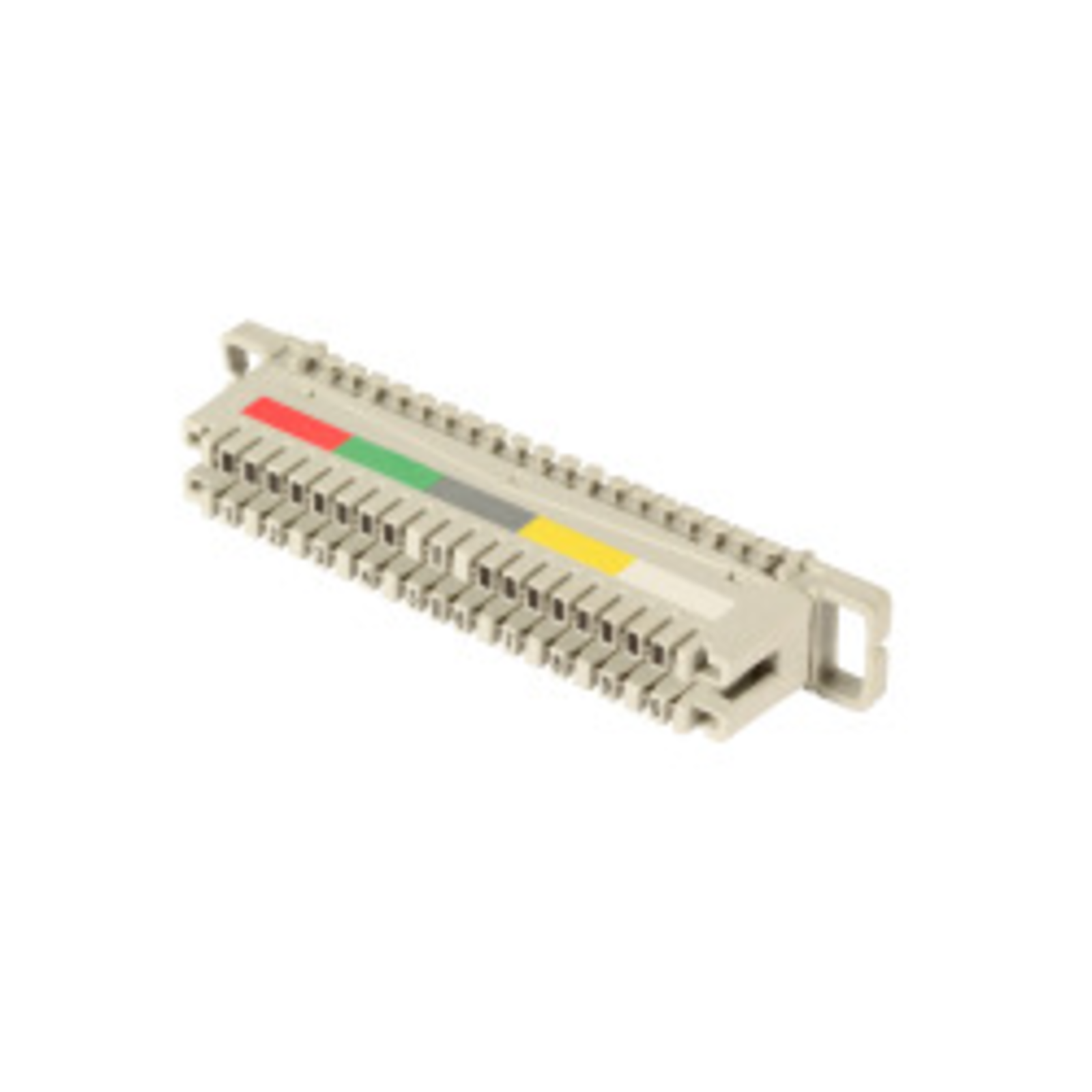 EFB Elektronik 46006.1F LSA Strips Series 2 Connection Strip 2/10 with Colour Code 10 Double Wires