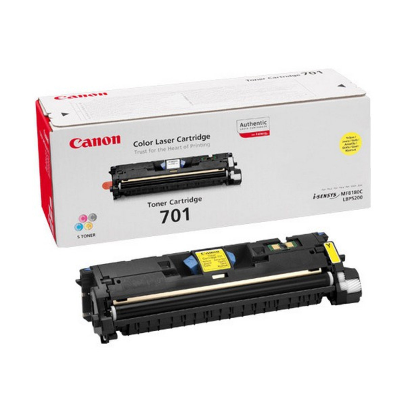 Canon 701 Toner 1x Yellow 4000 Pages (9284A003)