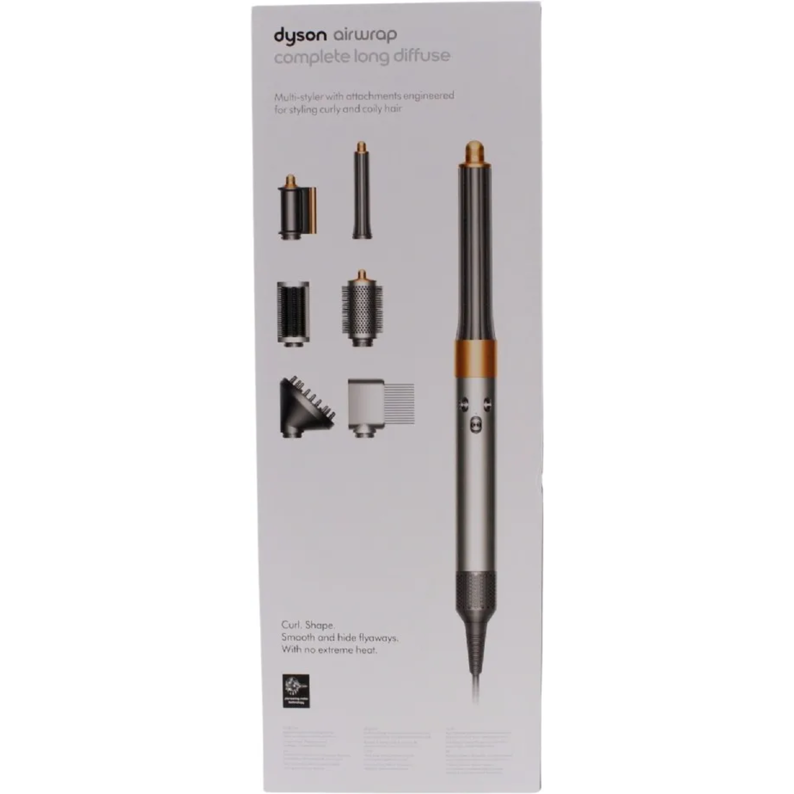 Dyson Airwrap Complete Long Diffus Nickel/Koppar